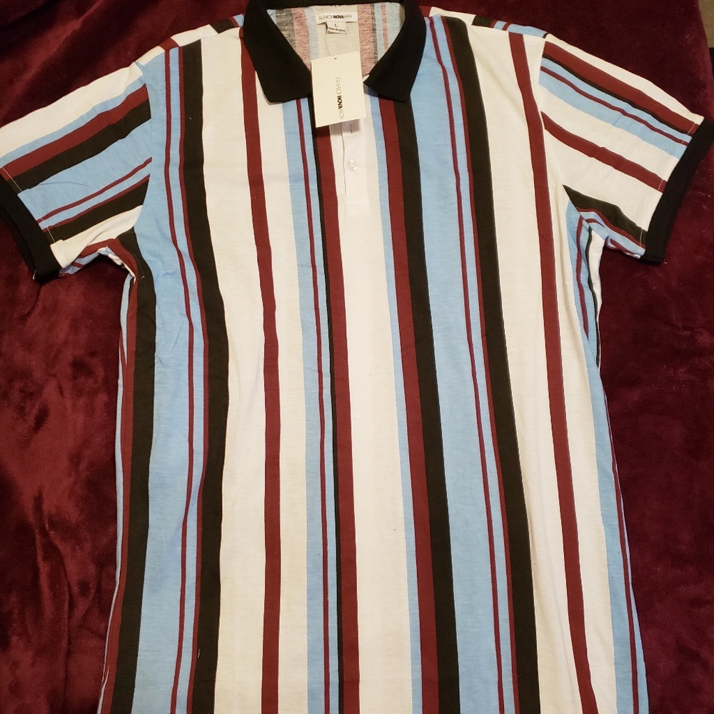 Men Stripe Shirt